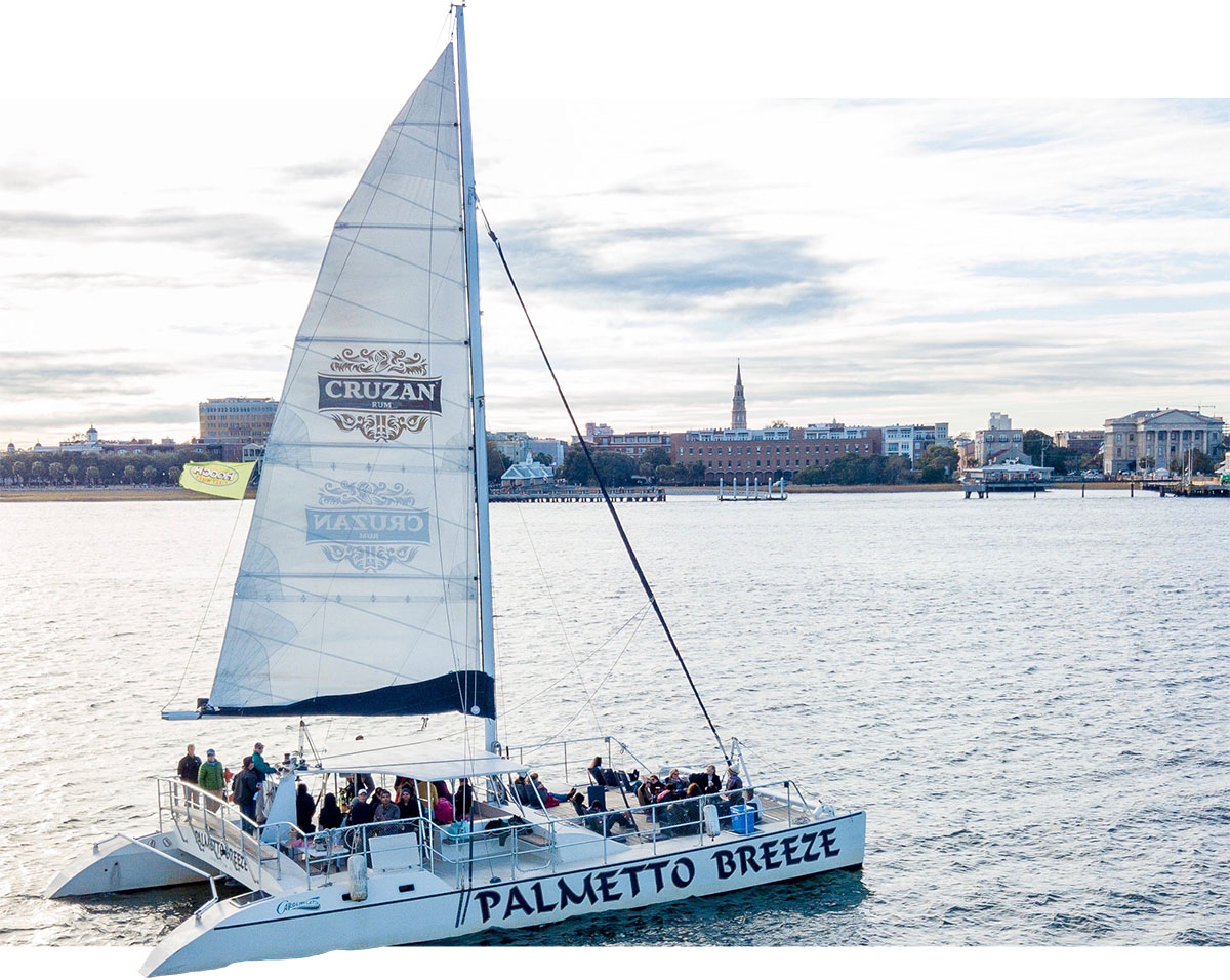 catamaran boat tour charleston sc